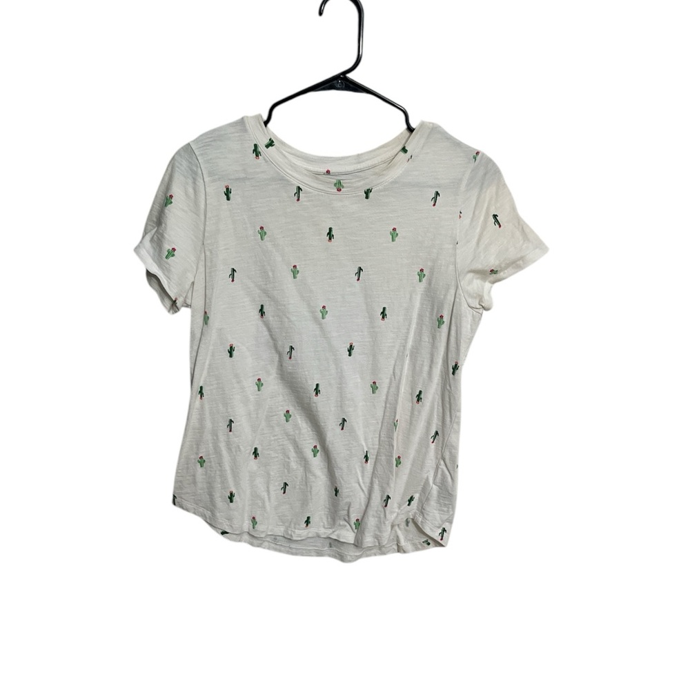 Old Navy White Fitted Short Sleeve T-shirt